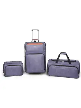 дорожный багажный комплект из 3 предметов, 24-дюймовая контрольная сумка, 22-дюймовая спортивная сумка и сумка-тоут 4