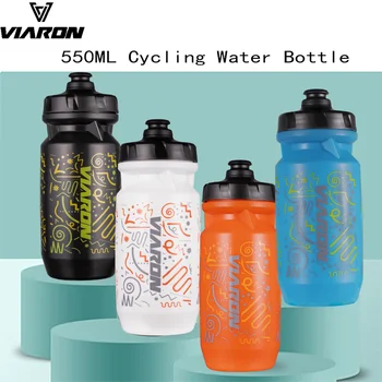 VIARON 550 МЛ Бутылка для воды для шоссейного велоспорта, Герметичный Держатель для велосипеда, Питьевая MTB, Спортивная бутылка для горного велосипеда, Пылезащитная чашка, портативная 8