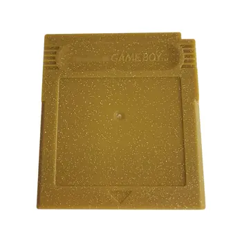 10 шт. прозрачных пластиковых футляров для игровых карт GB Коробка с картриджами в блестящем золотом корпусе 11