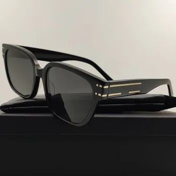 Распродажа Горячих Ацетатных Женских Классических Черных солнцезащитных очков для женщин Fashion Woman Brand Designer Солнцезащитные Очки в стиле Стимпанк UV400 3