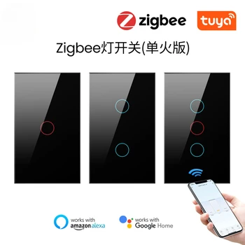 Интеллектуальный выключатель Doodle ZigBee Single Fire 120 Настенный сенсорный выключатель Doodle APP Голосовое интеллектуальное управление 6