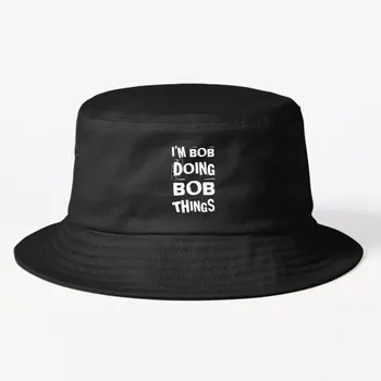 Я Боб, Делающий вещи Боба, Имя, Панама, Уличные Кепки Для мальчиков, Рыбаки, Повседневные Женские Хип-хоп Летние Мужские Дешевые Солнцезащитные 16