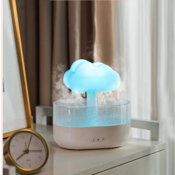 Увлажнитель воздуха Rain Cloud USB Электрический аромадиффузор Капли воды Красочный ночник Увлажнитель эфирных масел для дома, спальни 10