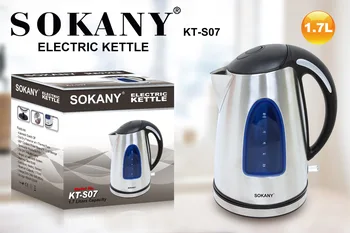 Электрический чайник SOKANY Home Быстрый нагрев, Автоматическое отключение питания, чайник из нержавеющей стали 10