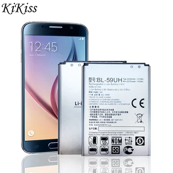 Новый 2440 мАч BL-59UH Сменный Аккумулятор Для LG G2 Mini D618 D620 D620R D620K D410 D315 F70 BL59UH Телефон Bateria 12