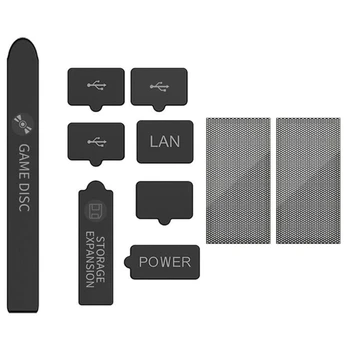 Пылезащитные заглушки, набор фильтров для Series-S X, силиконовый грязезащитный защитный чехол 4