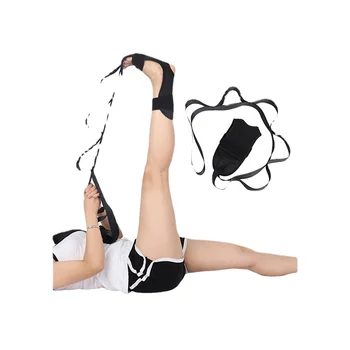 Эластичный ремень для йоги, растяжитель для ног, пояс для растяжки ног с петлями, гимнастический бандаж для растяжки связок