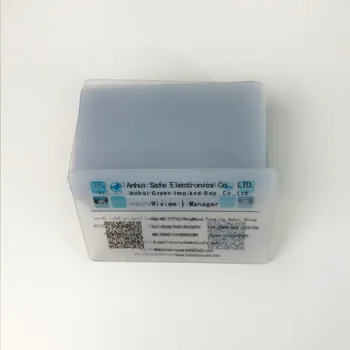 Высококачественные прозрачные визитки из ПВХ с индивидуальной печатью, именная карточка 11
