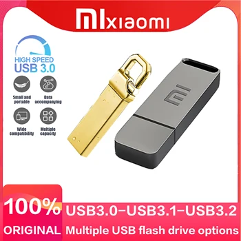 Xiaomi Новый Супер Мини Металлический USB флэш-накопитель Металлический Lenovo U Disk 2 ТБ 1 ТБ 512 ГБ Портативный флеш-накопитель Высокоскоростной USB 3.0