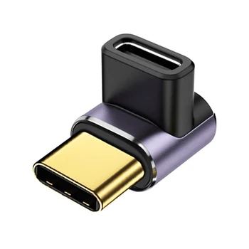 Адаптер USB C 90 ° Удлинитель 40 Гбит/с PD 100 Вт Быстрая Зарядка для Steam Deck L41E 13