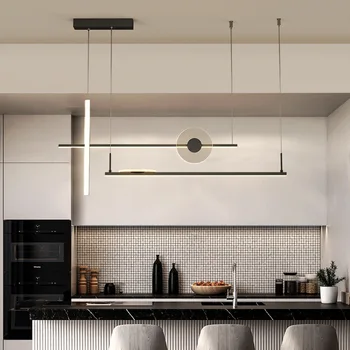 Золотая люстра для домашней кухни, столовой, гостиной, современная светодиодная подвесная потолочная лампа над столом, внутреннее освещение 2021 15