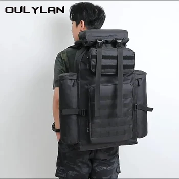 Oulylan Новая 100-литровая камуфляжная сумка для альпинизма, тактический многофункциональный рюкзак, походный рюкзак для путешествий 16