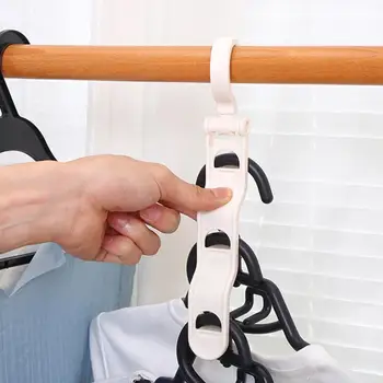 Крюк для укладки вешалок Прочный многофункциональный стеллаж для хранения Компактных вешалок-крючков для организации гардероба Сверхпрочная одежда