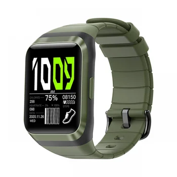 Сенсорный экран 1,69-дюймовый Профессиональный наружный GPS Водонепроницаемый пульсометр True Blood Oxygen Армейские зеленые спортивные смарт-часы для фитнеса 9