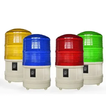 Светодиодная сигнальная лампа, дорожный красный, зеленый, синий, желтый, мигающий стробоскоп, сигнальное освещение с магнитным основанием, Беспроводные аварийные огни безопасности 10