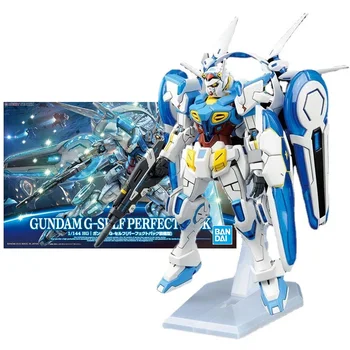Bandai Original Gundam Model Kit Аниме Фигурка GUNDAM G-Self PERFECT PACK HG 1/144 Фигурки Коллекционные Игрушки Подарки для Детей 5