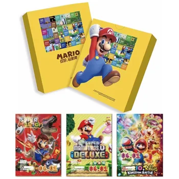 Mario Card Super Mario Bros Классическая аркадная кабинетная игра, убивающая память, Коллекционная открытка, игрушка в подарок 5