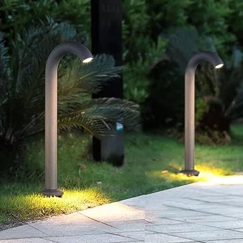 Thrisdar 50/60 см Наружный светильник для садовой дорожки, Водонепроницаемый изгибной кран, светодиодный прожектор, ландшафтная дорога, освещение для столбов во внутреннем дворе 3