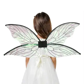 Крылья Феи, крыло Ангела, Блестящие крылья бабочки для девочек, крылья принцессы, нарядное крыло, детские костюмы бабочки для девочек и женщин 5