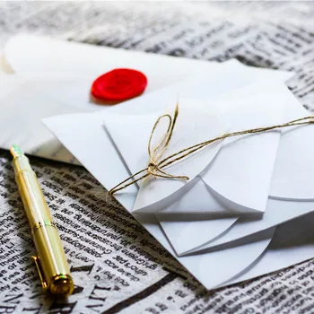 Полупрозрачный конверт из сернокислотной бумаги, сделанный своими руками ретро-лаком, причудливый японский ветер, подарочная открытка, поздравительная открытка 15