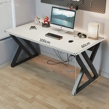 Настольные компьютерные столы в спальне, Современные офисные столы, Набор стульев, простой игровой стол, Домашний стол для обучения студентов, Маленький письменный стол, письменный стол 1