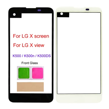 Для LG X Screen K500 Панель с сенсорным экраном для LG X View K500DS Передняя панель Стеклянная внешняя крышка 15