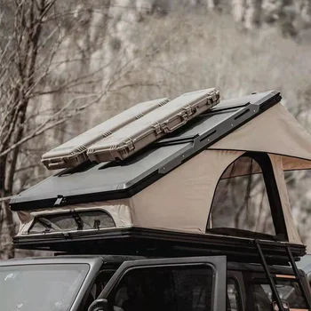 Алюминиевый шатер на крыше с жестким корпусом, шатер на крыше автомобиля с жестким корпусом, солнечная панель, каркас крыши