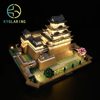 Комплект Kyglaring Light для 21060, модель замка Химедзи White Heron Castle Block (строительные блоки в комплект не входят) 11