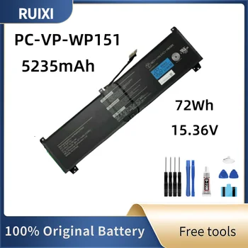 100% Оригинальный Аккумулятор RUIXI PC-VP-WP151 Аккумулятор Для Ноутбуков Nec Аккумуляторные батареи 15.36V 5235mAh 72Wh + Бесплатные Инструменты 1