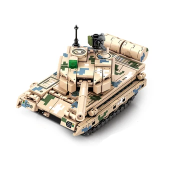 Военная техника Наборы танков Кирпичи WW2 Армейский солдат Городская модель Строительные блоки DIY Детские игрушки Подарки 8