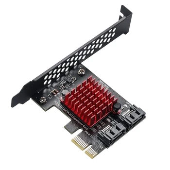 PCIe к 2 портам SATA 3 III 3.0 6 Гбит /с SSD-адаптер PCI-E PCI Express X1 Плата контроллера Поддержка карт расширения X4 X6