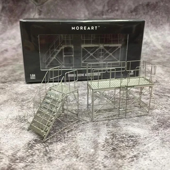 Коллекция дисплеев MoreArt 1: 64 Metal Ladder Set - рамка в виде башни серебристого цвета 7