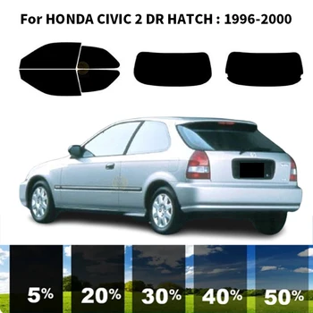 Предварительно Обработанная нанокерамика car UV Window Tint Kit Автомобильная Оконная Пленка Для HONDA CIVIC 2 DR HATCH 1996-2000 3