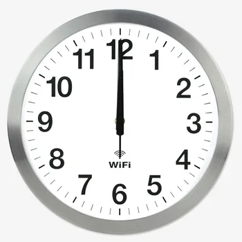 20-дюймовые смарт-WIFI Сетевые часы с автоматической синхронизацией времени, Немой звук Настенных часов, Современная минималистичная гостиная, кварцевые Домашние часы