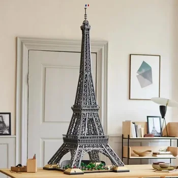 Классические В наличии строительные блоки City Eiffel Tower Expert, совместимые с моделью 10307 10001 шт., для сборки детских игрушек в подарок 13