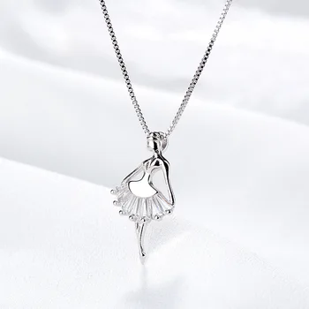 FoYuan Серебристого цвета Ожерелье с воротником в Корейском танцевальном стиле, Короткое ожерелье для балетной девушки-Ангела, ювелирные изделия 11
