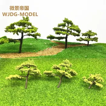 Творческая ручная модель дерева строительные материалы модель поезда железная дорога проволока деревья модель дерева 10-20 см 13