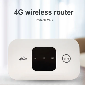 Карманный 4G Wi-Fi-маршрутизатор, портативная мобильная точка доступа, беспроводной модем 150 Мбит/с со слотом для SIM-карты, беспроводной маршрутизатор 4G с широким охватом 15