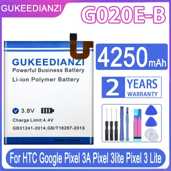 G020E-B 4250 мАч Сменный Аккумулятор Для HTC Google Pixel 3A Pixel 3lite Pixel 3 Lite Pixel3 Lite Batteria + Бесплатные Инструменты 15