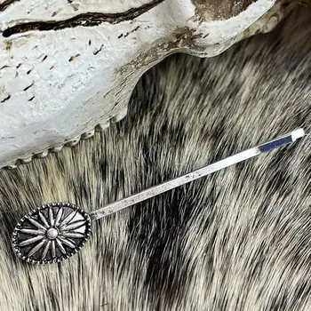 Инструмент для укладки волос Винтажная заколка в стиле бохо с декором из искусственной бирюзы, легкая противоскользящая заколка для волос для женщин, инструменты для укладки 3