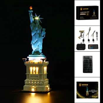 Комплект светодиодных ламп LIGHTAILING для 21042 Статуя Свободы, набор строительных блоков (не включает модель) Игрушки для детей, радиоуправляемая версия 12