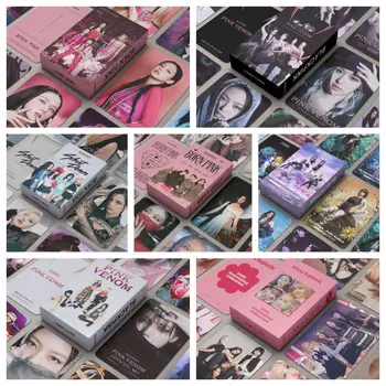 55 шт./компл. Kpop Girl Group Black Twice Pink Kep1er Iu Lomo Открытки Новый Фотоальбом BORN Фотокарточки Закладки Фанатам K-pop Подарок 6