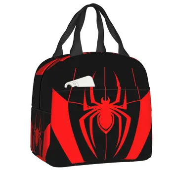 Милая сумка для ланча в виде паука, Женский Охладитель с животными, Термоизолированный Ланч-бокс для детей, школьников, Многофункциональные пакеты для еды 12