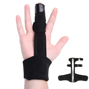 Защита для пальцев 1 шт., регулируемый удлинитель для пальцев, шина для молотка, Иммобилизация суставов пальцев, облегчение боли при переломах 7