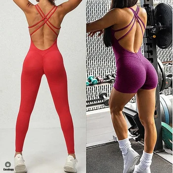2023 Mujer Новые комплекты для спортзала Женская одежда для фитнеса Женская тренировочная женская спортивная экипировка Костюмы для упражнений комбинезоны 10