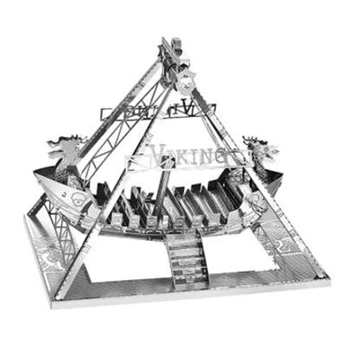 Комплект 3D металлической модели корабля Викингов в сборе Модель DIY 3D Вырезанная модель Игрушки-головоломки для взрослых Оригинальность 6