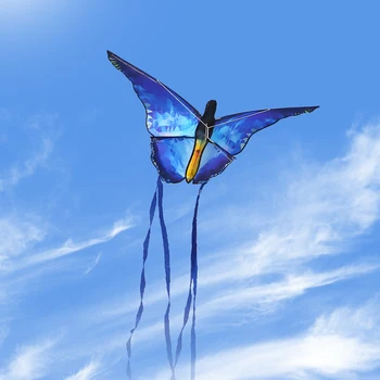 Воздушный змей YongJian Crystal Butterfly, красивый синий воздушный змей, игрушки для детей, летающий воздушный змей, игрушки для спорта на открытом воздухе 2