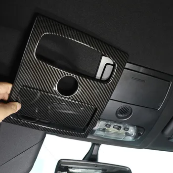 Передняя лампа для чтения в автомобиле из углеродного волокна Рамка Накладка Наклейка Аксессуары для интерьера Ford Ranger 2015-2021