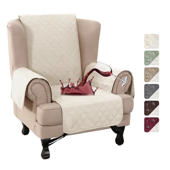 Водонепроницаемые чехлы для стульев с откидной спинкой, чехол для кресла с высокой спинкой, коврик для дивана для домашних собак, Чехол для мебели для гостиной 5