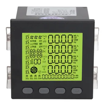 Монитор потребления электроэнергии, измеритель мощности, высокоточный мониторинг данных, ЖК-дисплей AC220V, многофункциональный для автоматизации подстанций 6